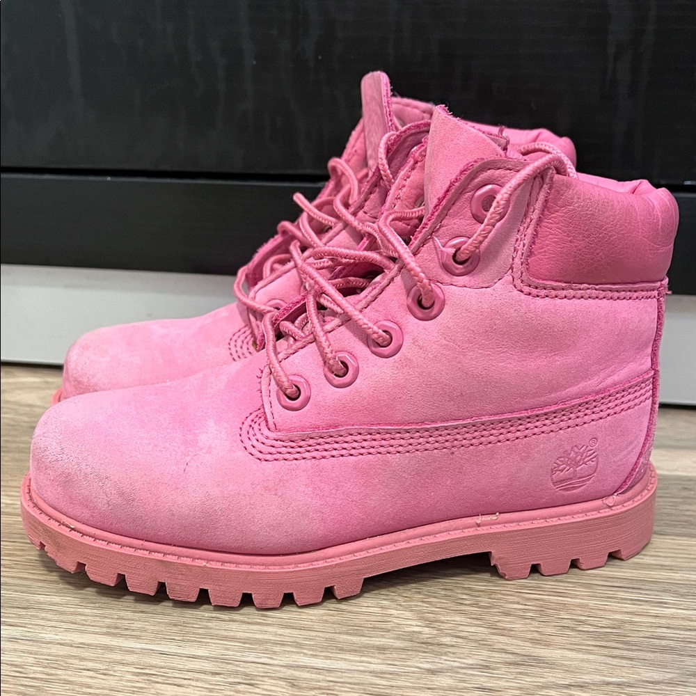 Toddler Girls Pink Timberland Boots waterproof & prima-loft 200 gram insulated